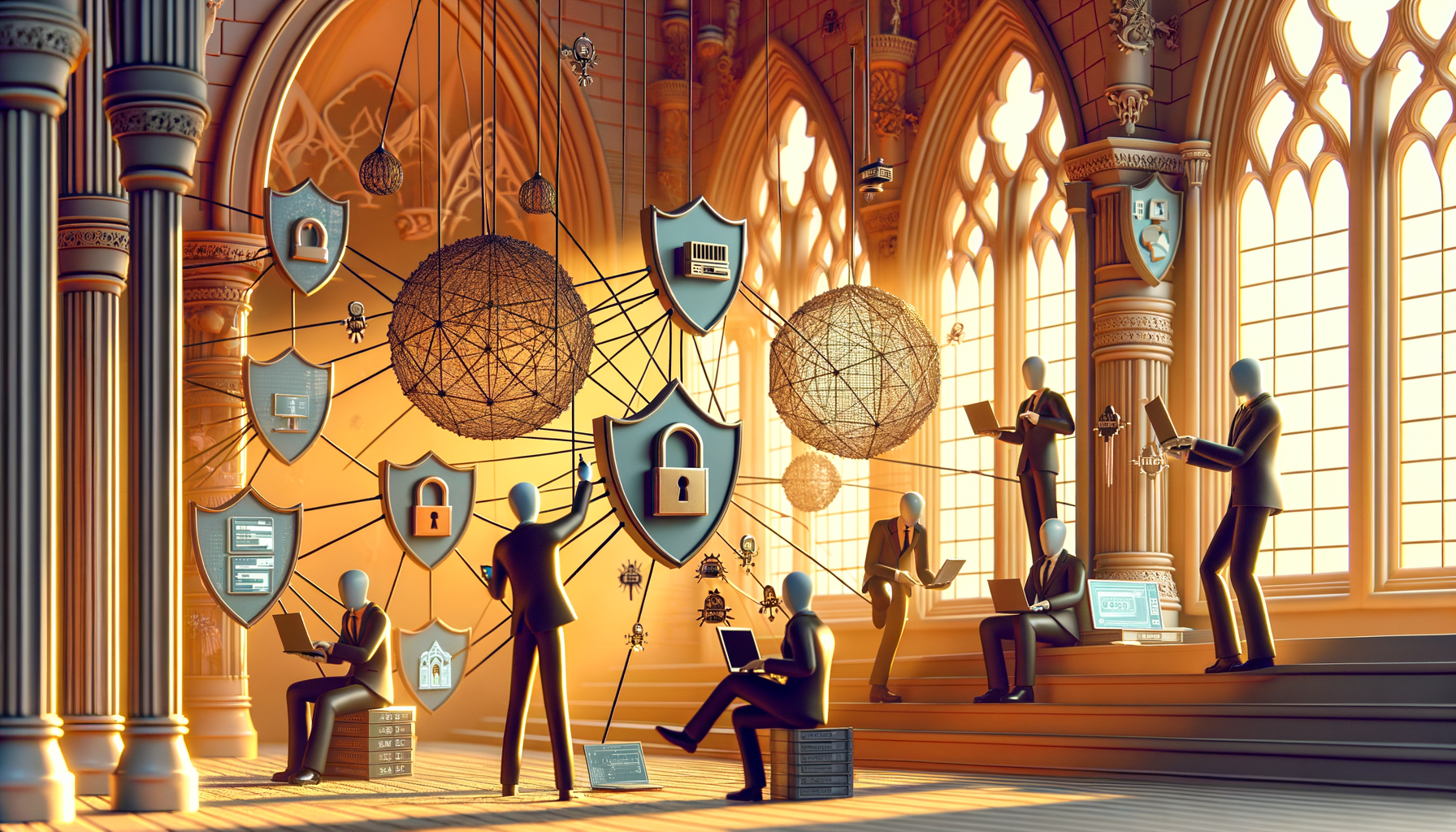 Describe Network segmentation in cybersecurity