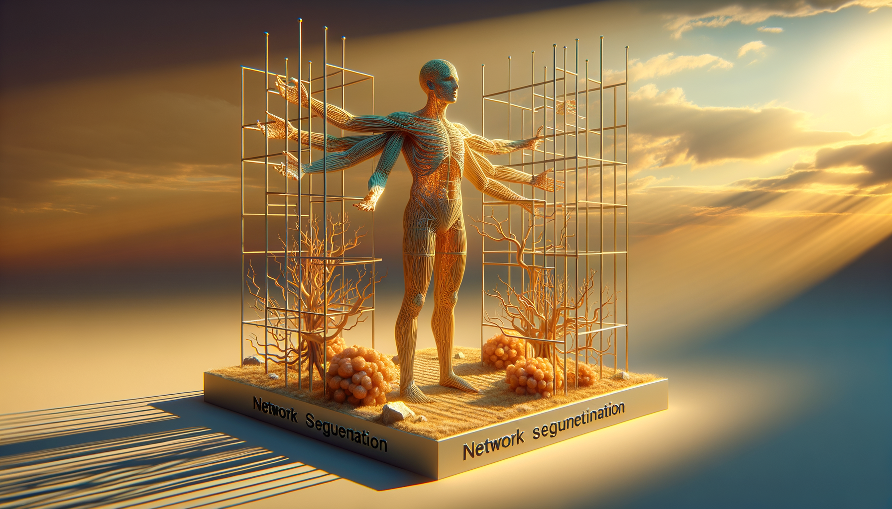 Network segmentation is used to limit access and reduce the attack surface